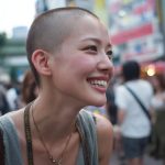坊主女画像 宮城県 名取市 #スキンヘッド #坊主女 #AI美女