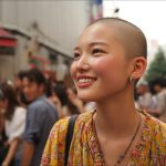 坊主女画像 大阪府 交野市 #スキンヘッド #坊主女 #AI美女