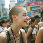 坊主女画像 神奈川県 海老名市 #スキンヘッド #坊主女 #AI美女