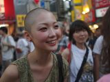 坊主女画像　東京都　日野市　#スキンヘッド　#坊主女　#AI美女　　