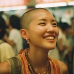 坊主女画像 沖縄県 宮古島市 #スキンヘッド #坊主女 #AI美女