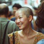 坊主女画像　福井県　福井市　#スキンヘッド　#坊主女　#AI美女　　