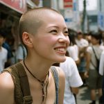 坊主女画像　沖縄県　浦添市　#スキンヘッド　#坊主女　#AI美女　　