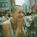 坊主女画像　大分県　日田市　#スキンヘッド　#坊主女　#AI美女　　