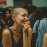 坊主女画像　大分県　別府市　#スキンヘッド　#坊主女　#AI美女　　