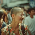 坊主女画像 滋賀県 近江八幡市 #スキンヘッド #坊主女 #AI美女